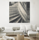 Descending I by YK Studios 1X on GIANT ART - gray architectural stair