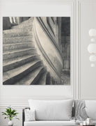 Descending I by YK Studios 1X on GIANT ART - gray architectural stair