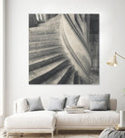 Descending I by YK Studios 1X on GIANT ART - gray architectural stair