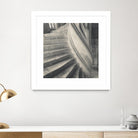 Descending I by YK Studios 1X on GIANT ART - gray architectural stair