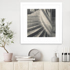 Descending I by YK Studios 1X on GIANT ART - gray architectural stair