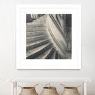 Descending I by YK Studios 1X on GIANT ART - gray architectural stair