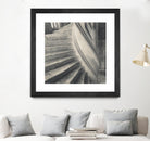 Descending I by YK Studios 1X on GIANT ART - gray architectural stair