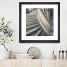 Descending I by YK Studios 1X on GIANT ART - gray architectural stair