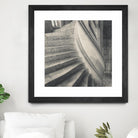 Descending I by YK Studios 1X on GIANT ART - gray architectural stair