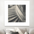 Descending I by YK Studios 1X on GIANT ART - gray architectural stair