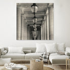 Corridor I by YK Studio on GIANT ART - black architectural perspective