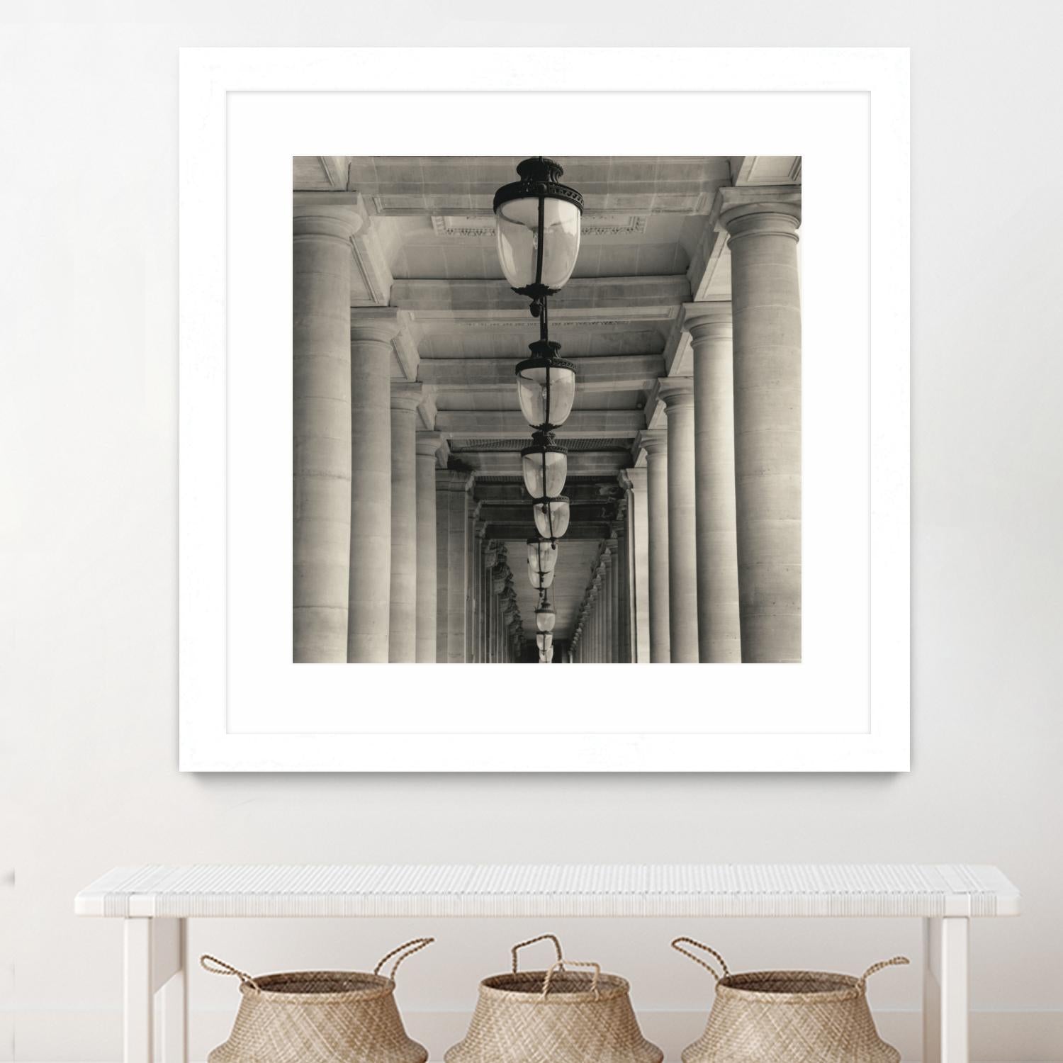 Corridor I by YK Studio on GIANT ART - black architectural perspective