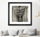 Corridor I by YK Studio on GIANT ART - black architectural perspective