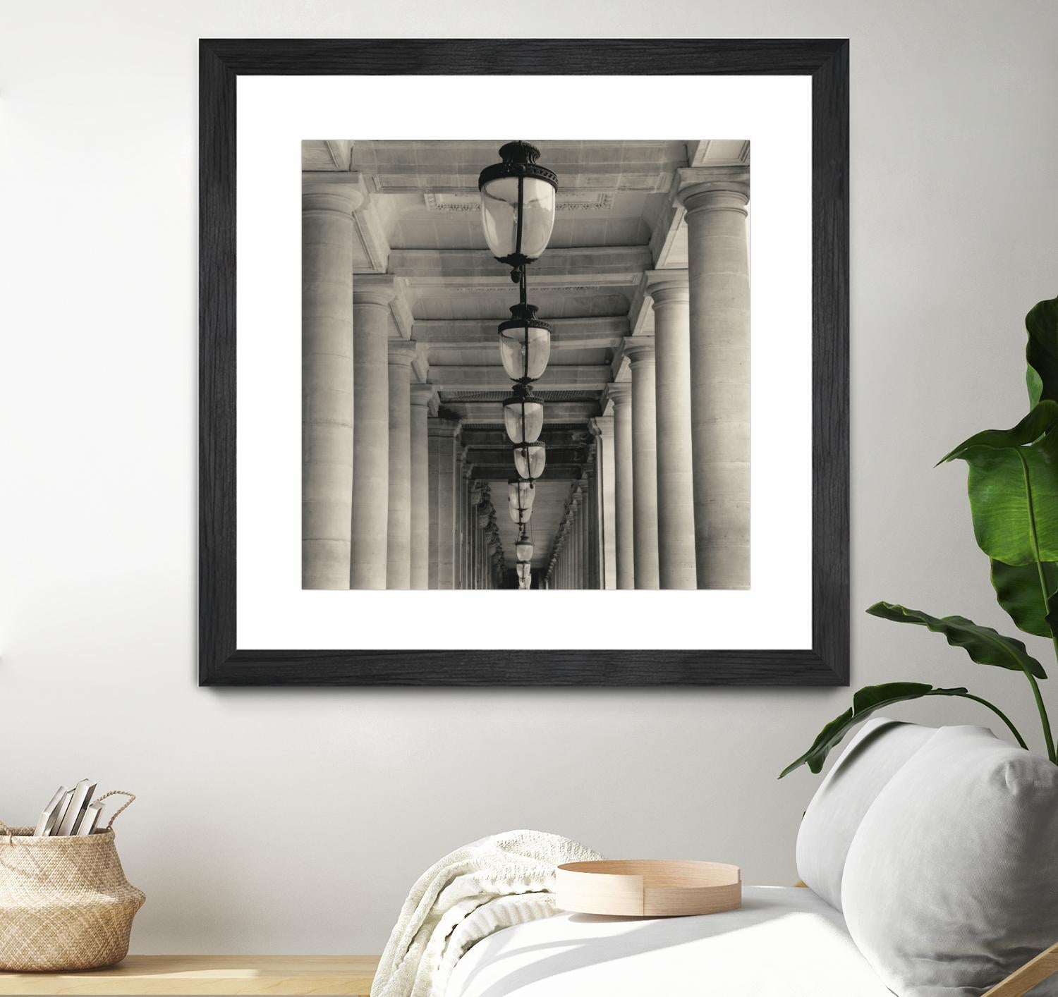 Corridor I by YK Studio on GIANT ART - black architectural perspective