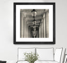 Corridor I by YK Studio on GIANT ART - black architectural perspective