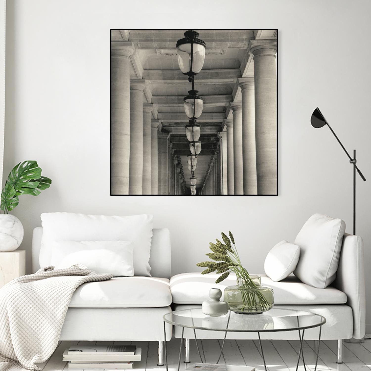 Corridor I by YK Studio on GIANT ART - black architectural perspective