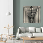 Corridor I by YK Studio on GIANT ART - black architectural perspective