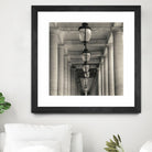 Corridor I by YK Studio on GIANT ART - black architectural perspective