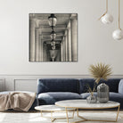 Corridor I by YK Studio on GIANT ART - black architectural perspective