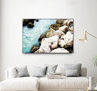 Blue Water Through The Rocks by Acosta on GIANT ART - coastal photography