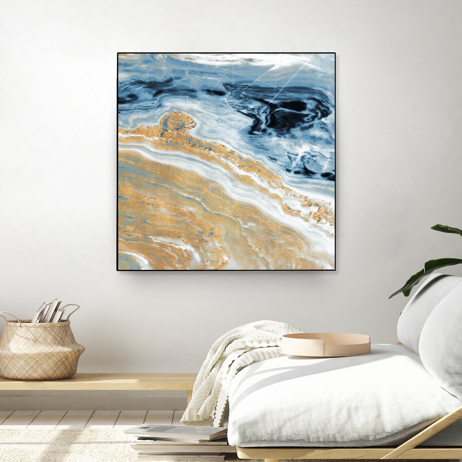 Clear Water With Gold I by Susan Bryant on GIANT ART - coastal photography