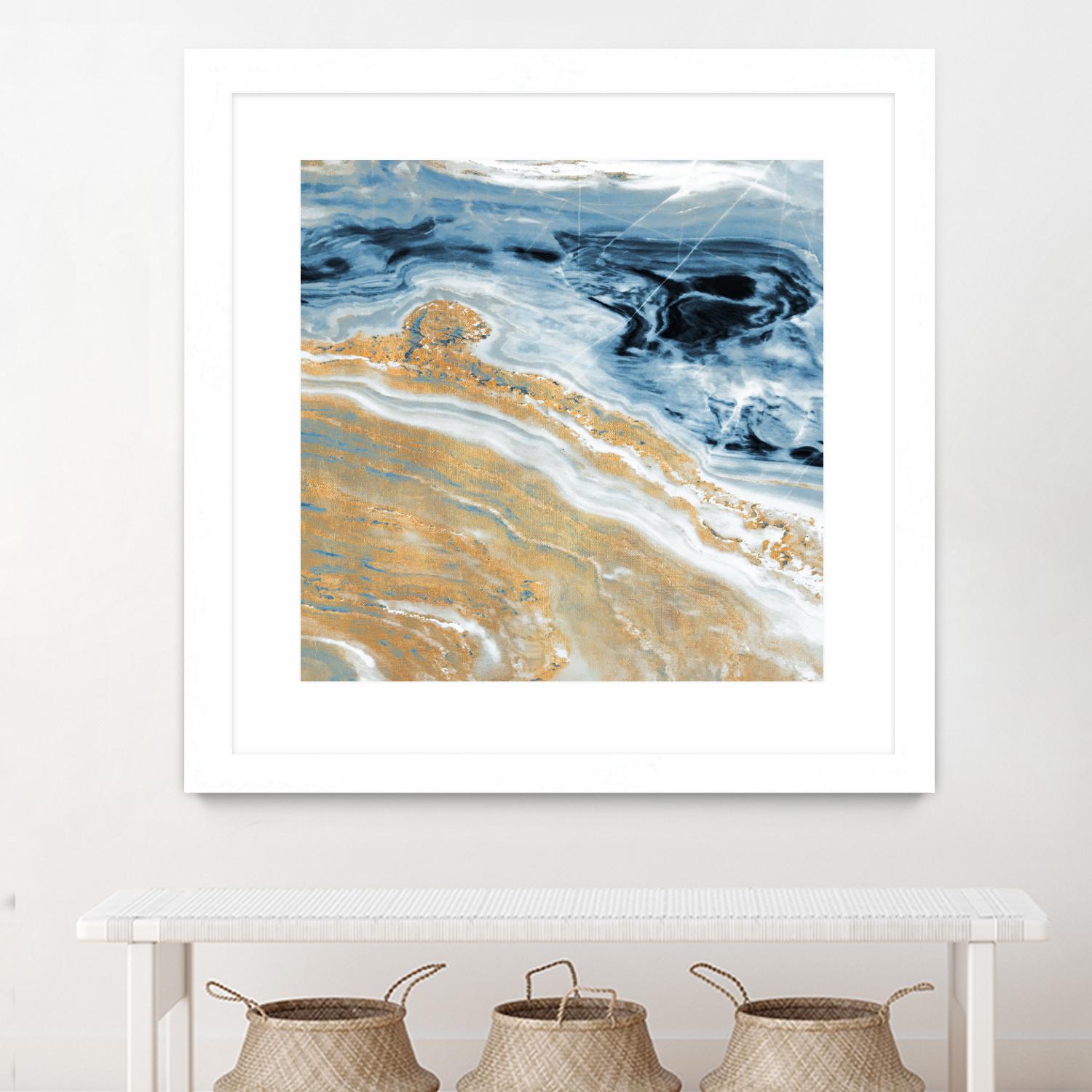 Clear Water With Gold I by Susan Bryant on GIANT ART - coastal photography