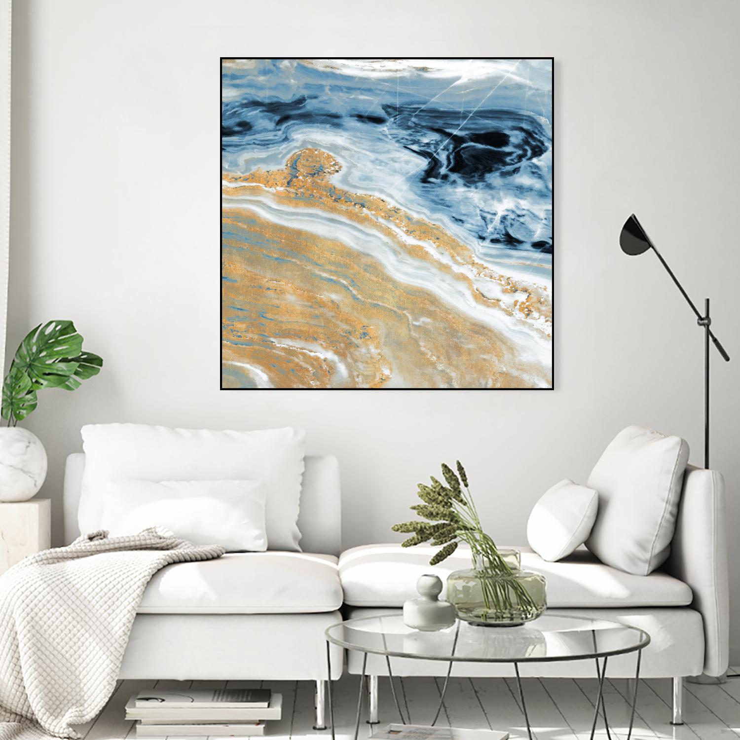 Clear Water With Gold I by Susan Bryant on GIANT ART - coastal photography