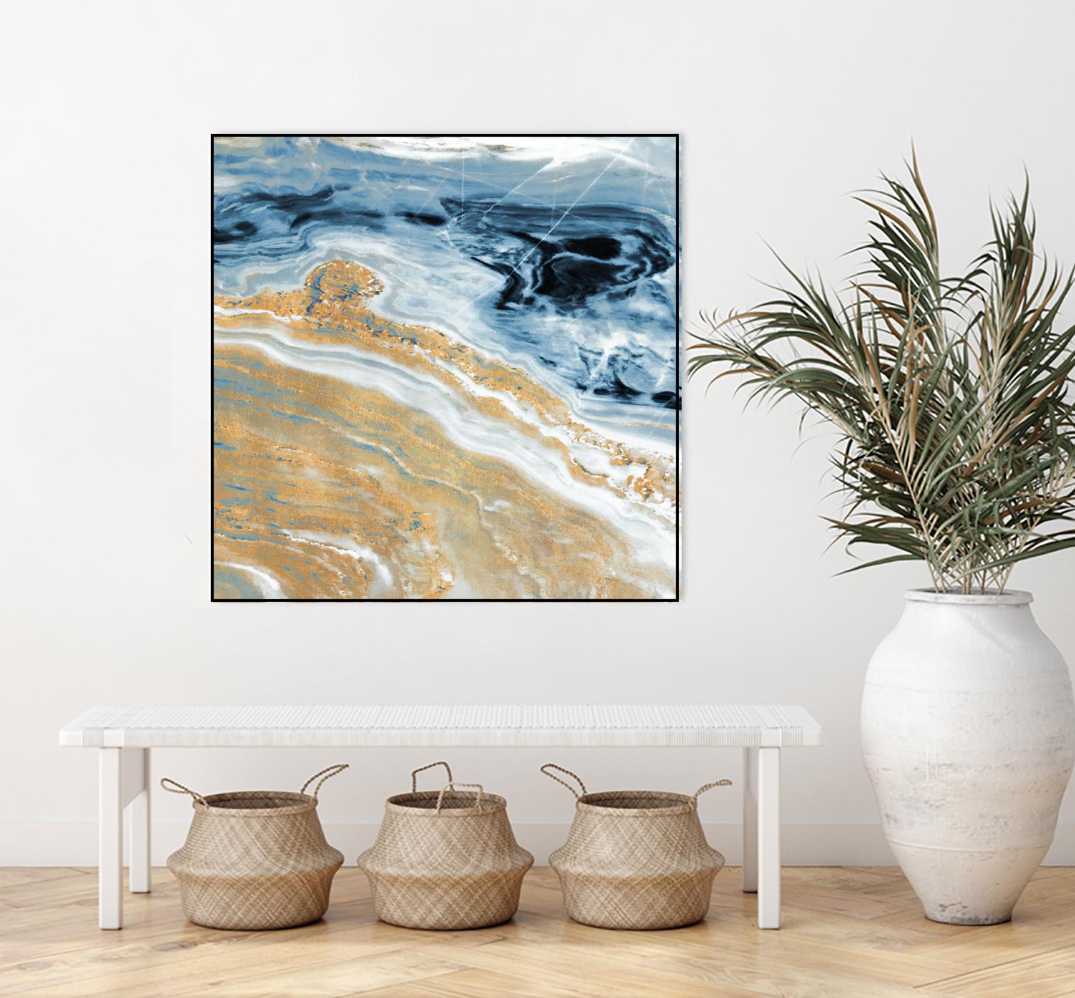 Clear Water With Gold I by Susan Bryant on GIANT ART - coastal photography