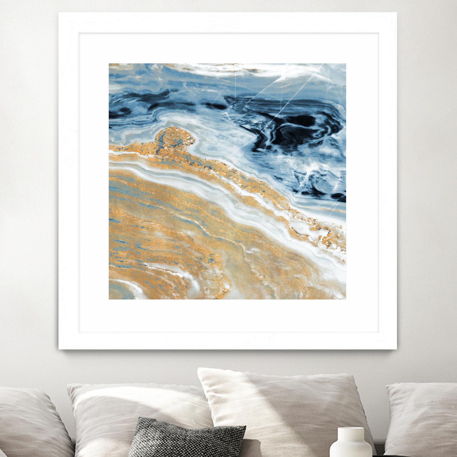 Clear Water With Gold I by Susan Bryant on GIANT ART - coastal photography