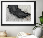 Dark Watercolor Agate Square by Susan Bryant on GIANT ART - abstract photography