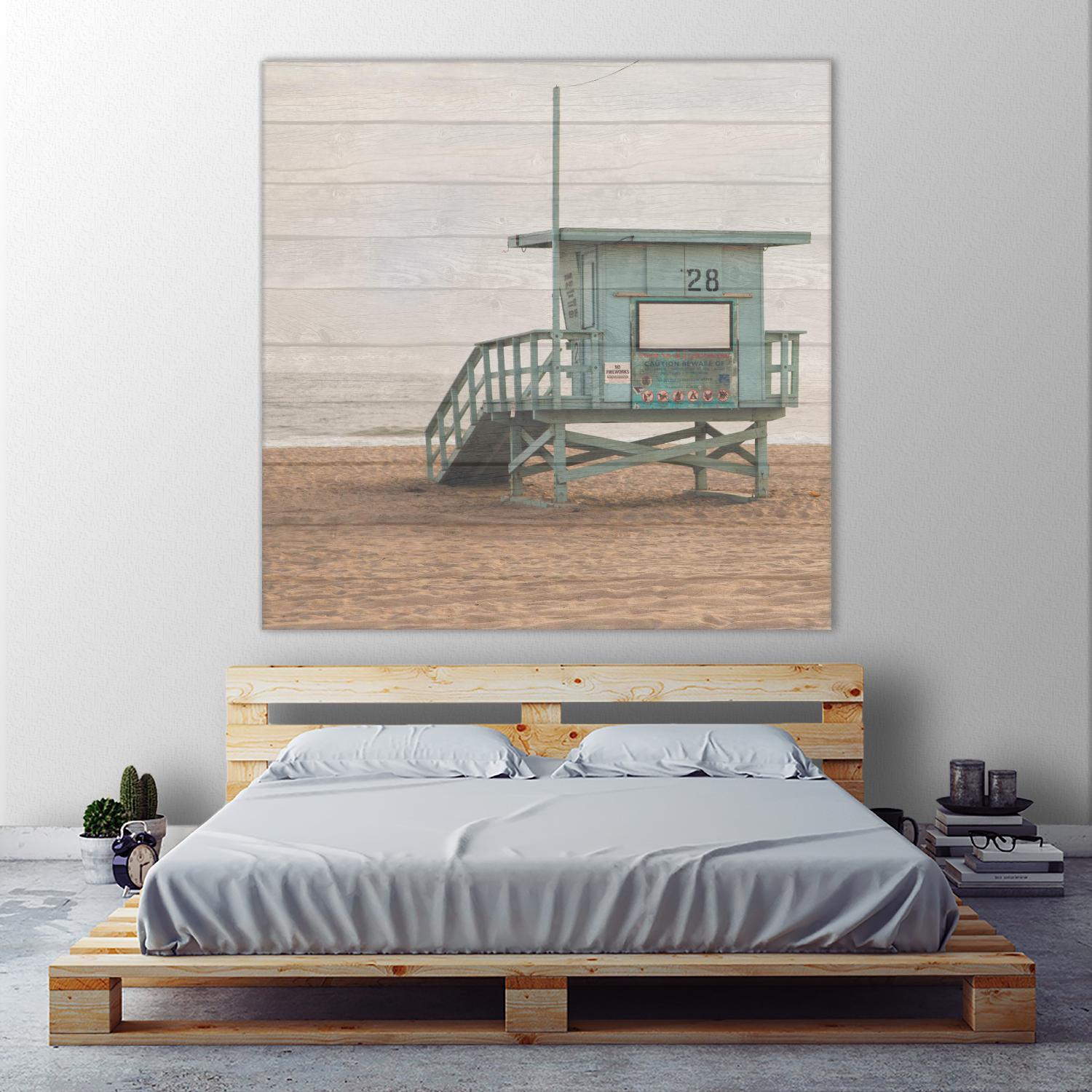 Whitewashed Lifeguard Stand by Susan Bryant on GIANT ART - coastal photography