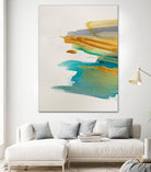 Amber Gold Vertical I by Lanie Loreth on GIANT ART - gold abstract