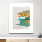 Amber Gold Vertical I by Lanie Loreth on GIANT ART - gold abstract