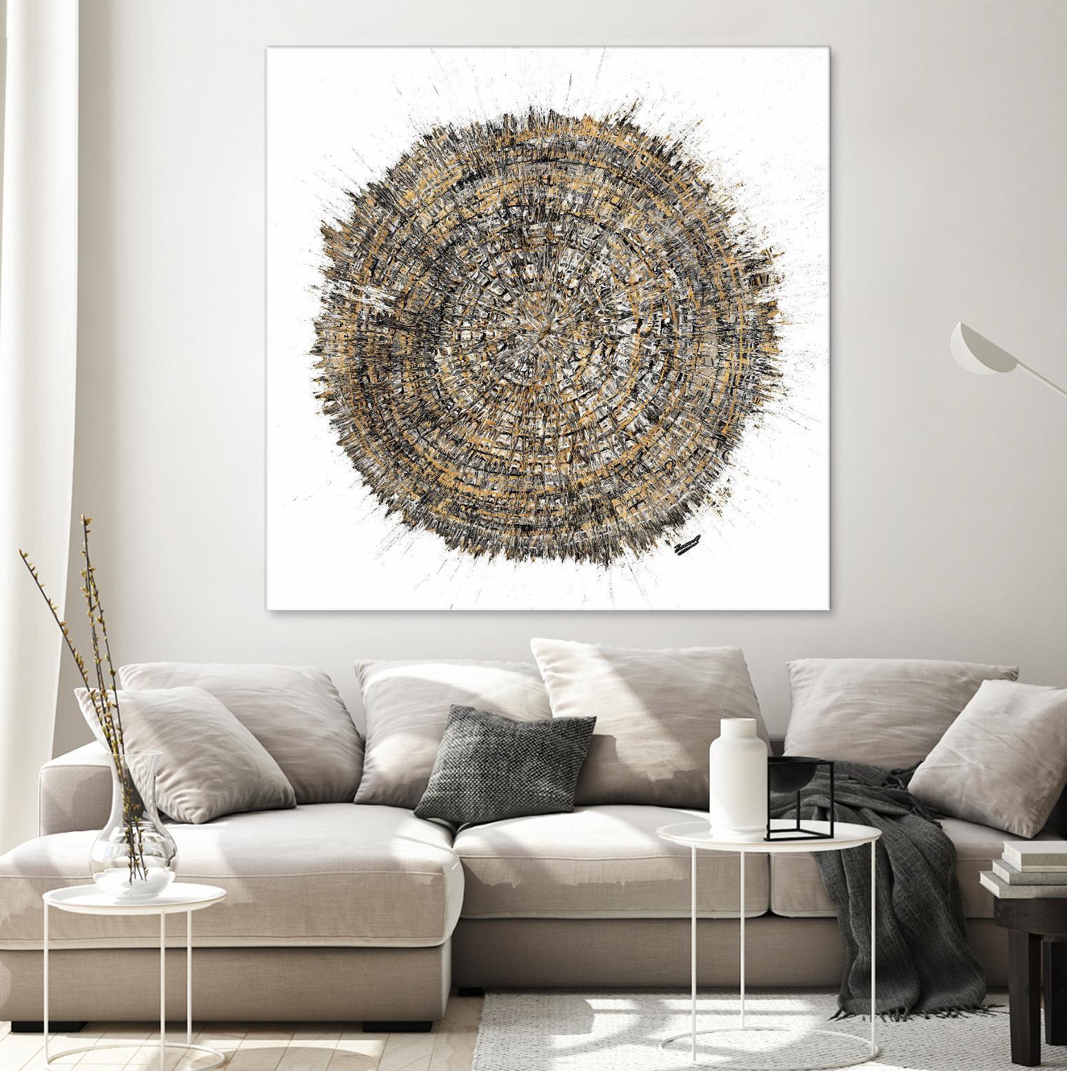 Mysterious Tree Ring by Roberto Gonzalez on GIANT ART - abstract 