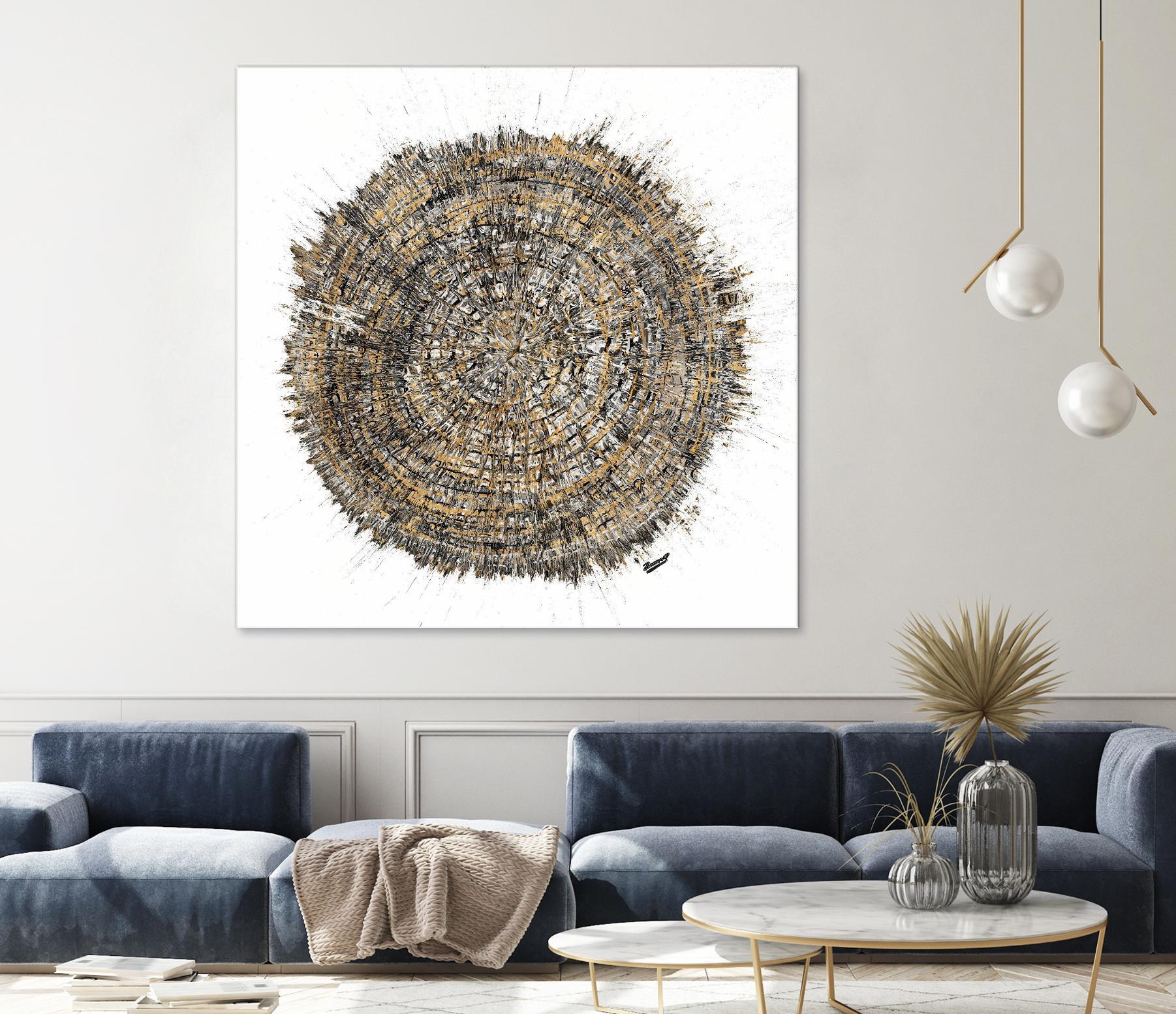 Mysterious Tree Ring by Roberto Gonzalez on GIANT ART - abstract 