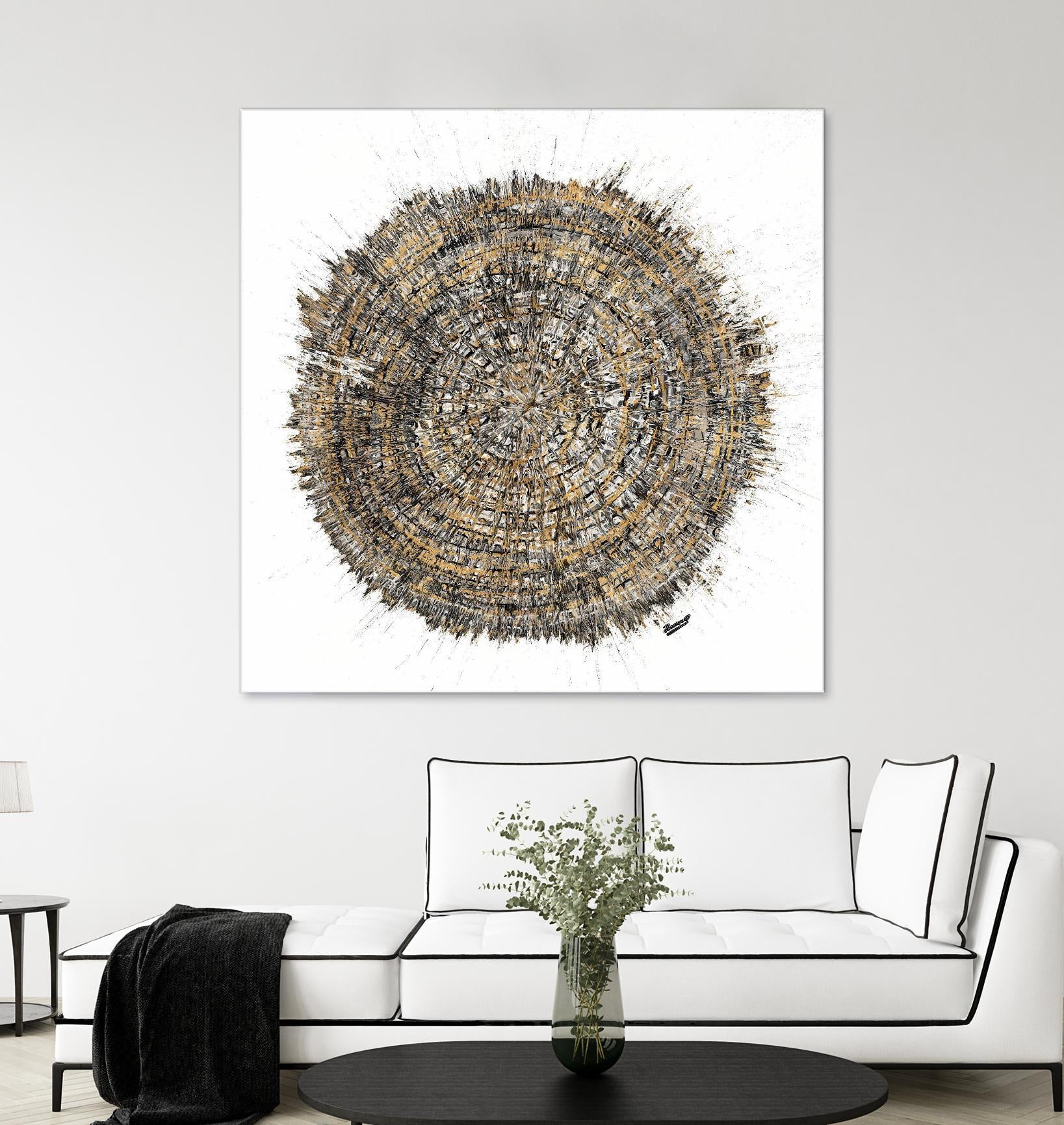 Mysterious Tree Ring by Roberto Gonzalez on GIANT ART - abstract 