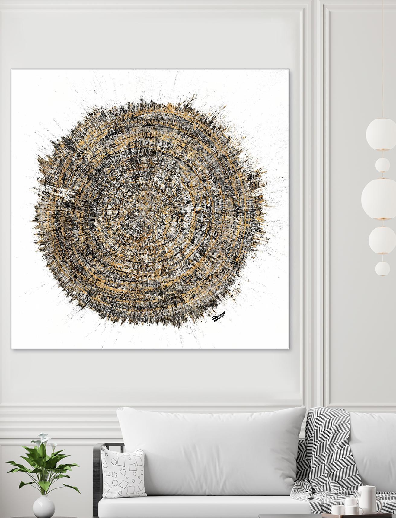Mysterious Tree Ring by Roberto Gonzalez on GIANT ART - abstract 
