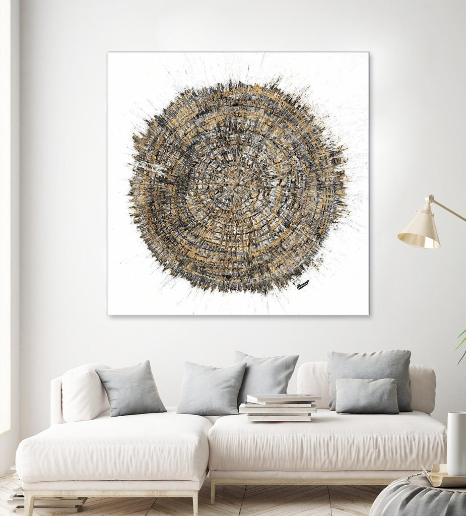 Mysterious Tree Ring by Roberto Gonzalez on GIANT ART - abstract 