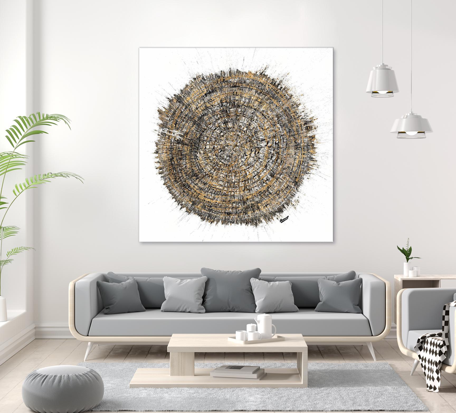 Mysterious Tree Ring by Roberto Gonzalez on GIANT ART - abstract 