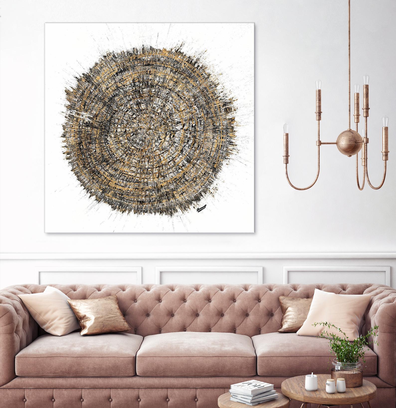 Mysterious Tree Ring by Roberto Gonzalez on GIANT ART - abstract 