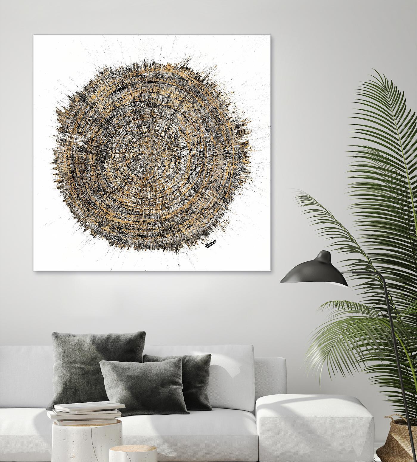 Mysterious Tree Ring by Roberto Gonzalez on GIANT ART - abstract 