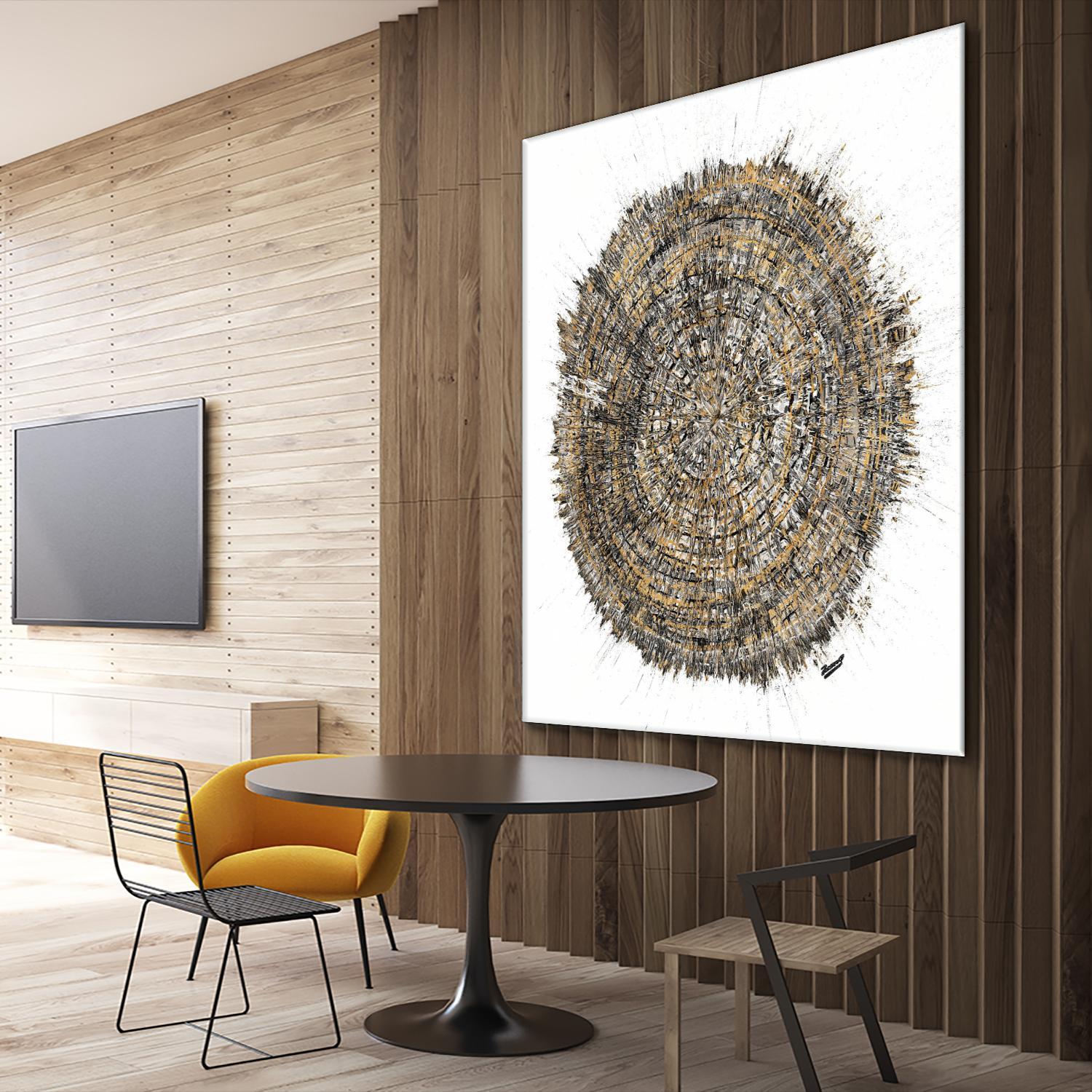 Mysterious Tree Ring by Roberto Gonzalez on GIANT ART - abstract 