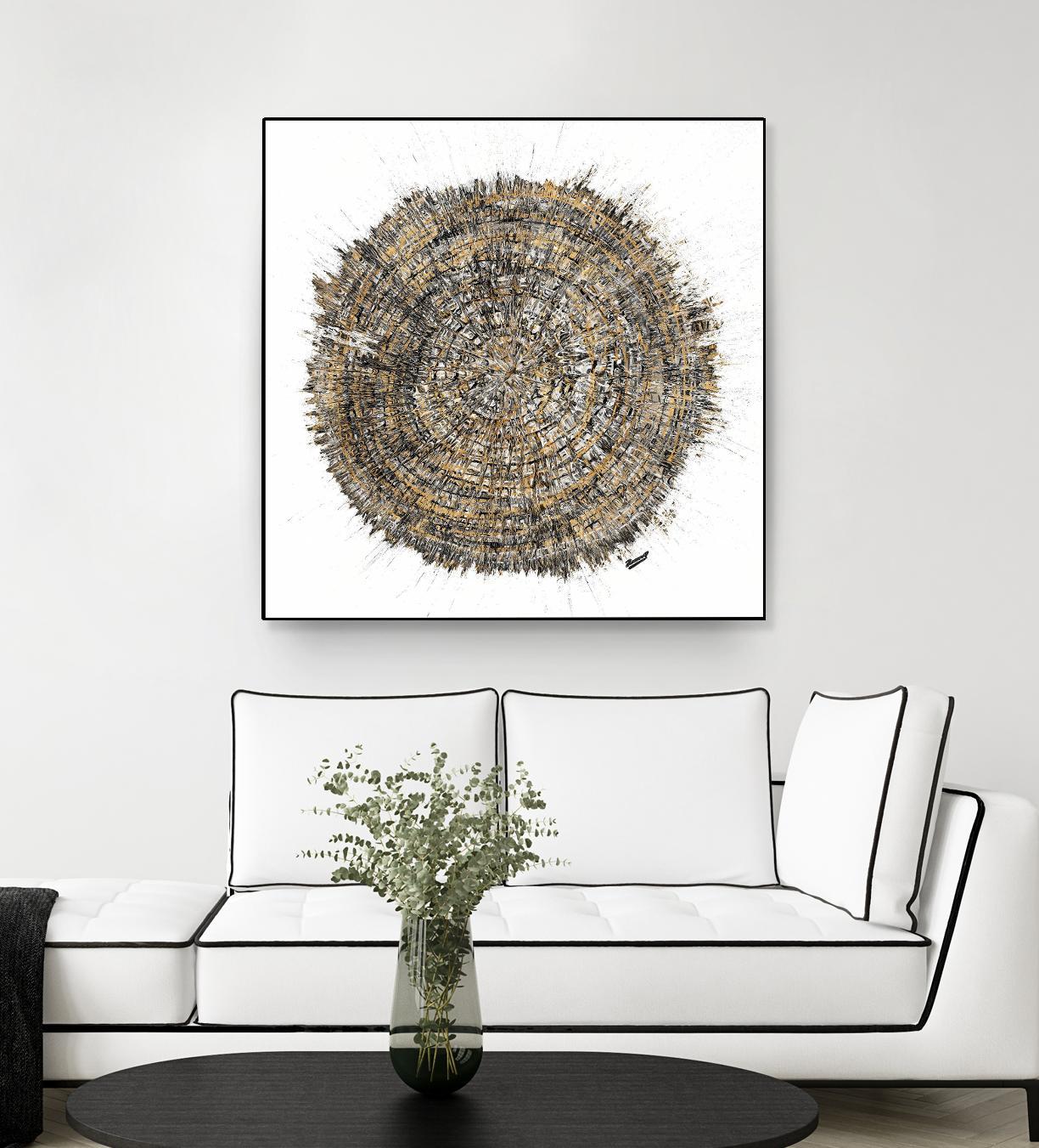 Mysterious Tree Ring by Roberto Gonzalez on GIANT ART - abstract 