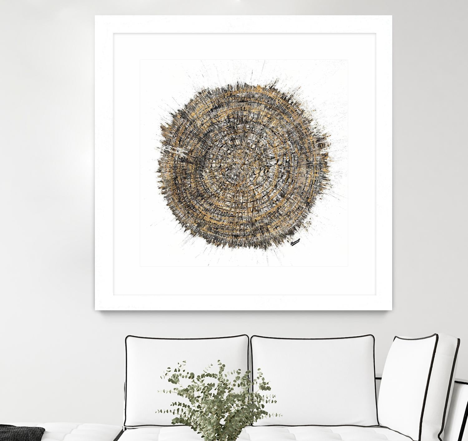Mysterious Tree Ring by Roberto Gonzalez on GIANT ART - abstract 