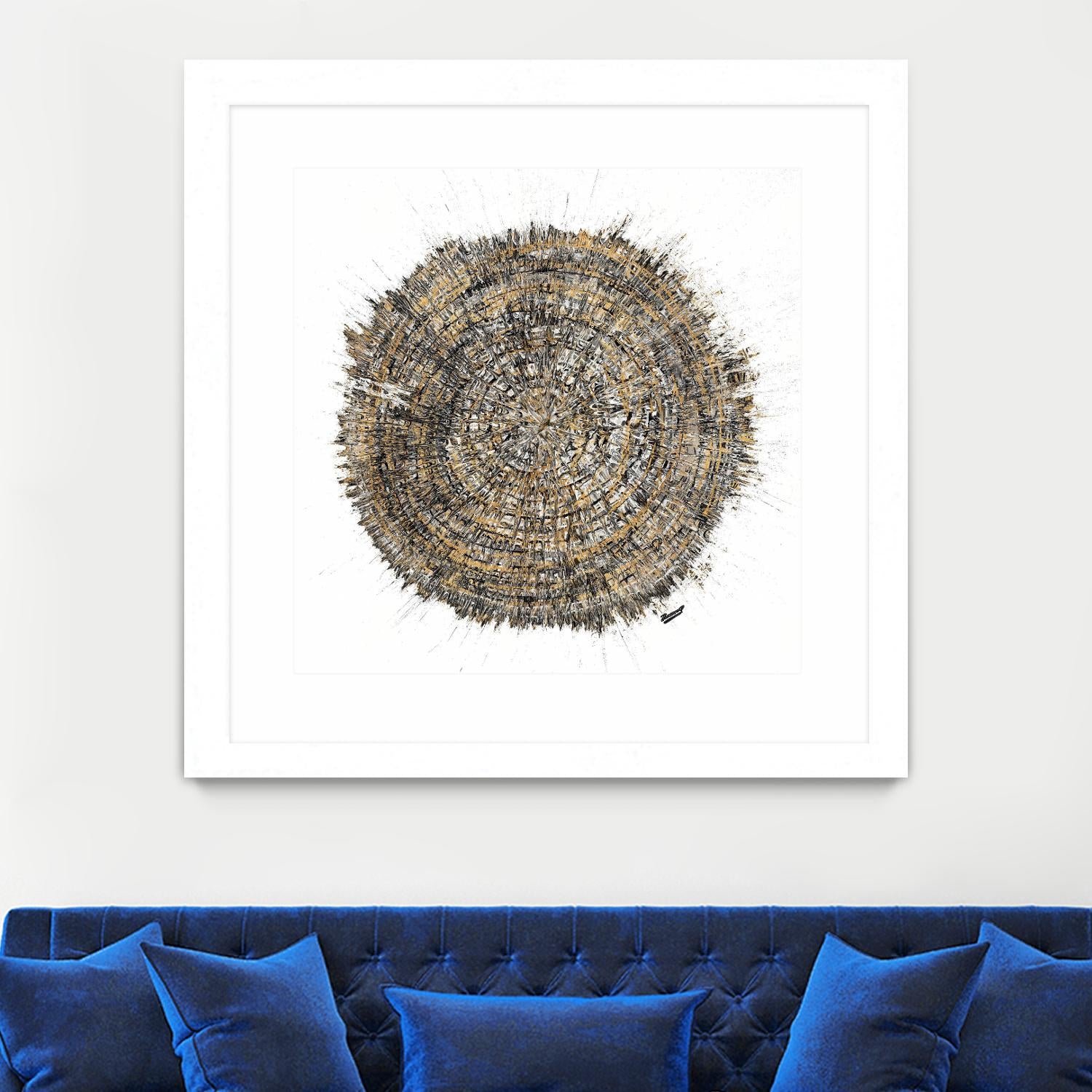 Mysterious Tree Ring by Roberto Gonzalez on GIANT ART - abstract 