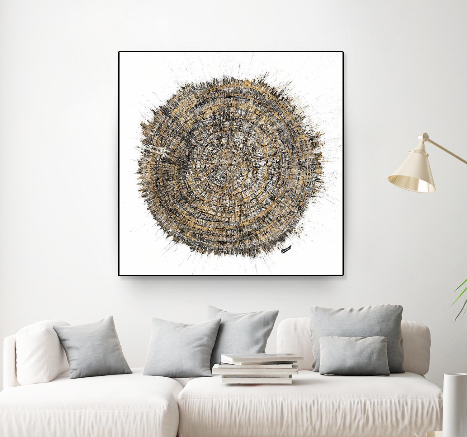 Mysterious Tree Ring by Roberto Gonzalez on GIANT ART - abstract 