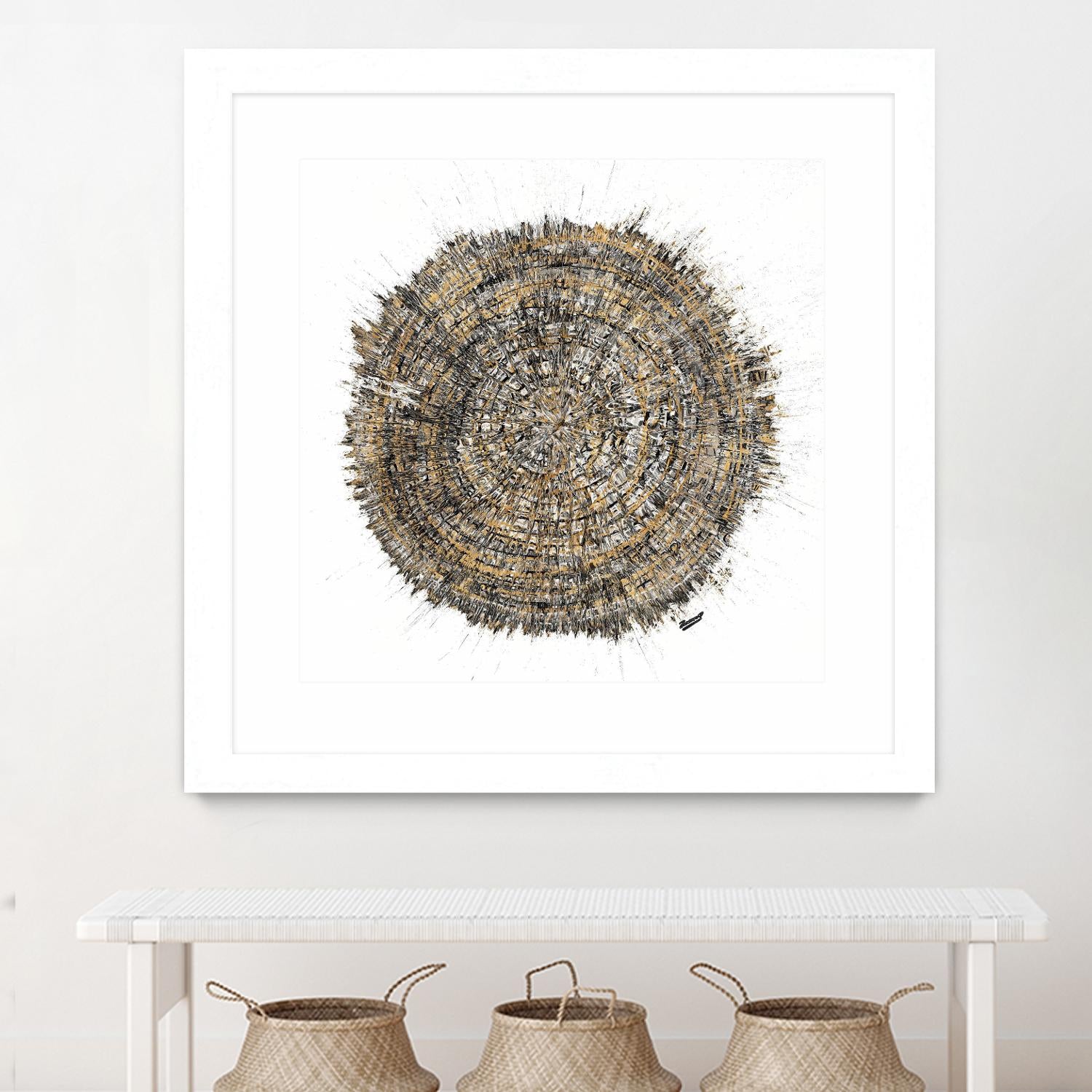 Mysterious Tree Ring by Roberto Gonzalez on GIANT ART - abstract 