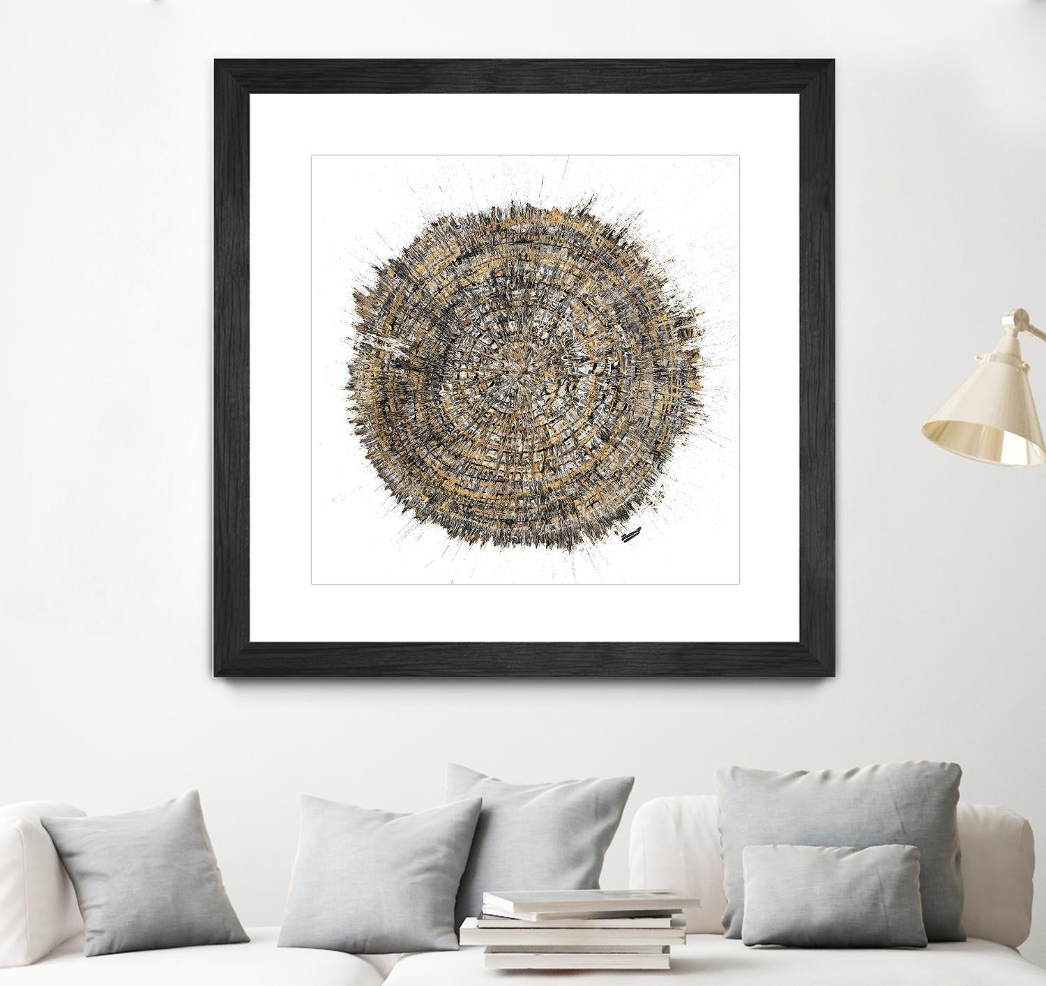 Mysterious Tree Ring by Roberto Gonzalez on GIANT ART - abstract 