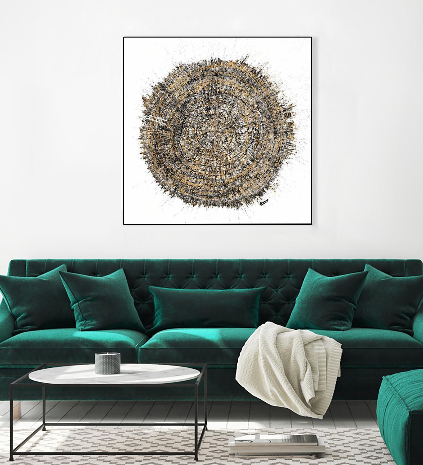 Mysterious Tree Ring by Roberto Gonzalez on GIANT ART - abstract 