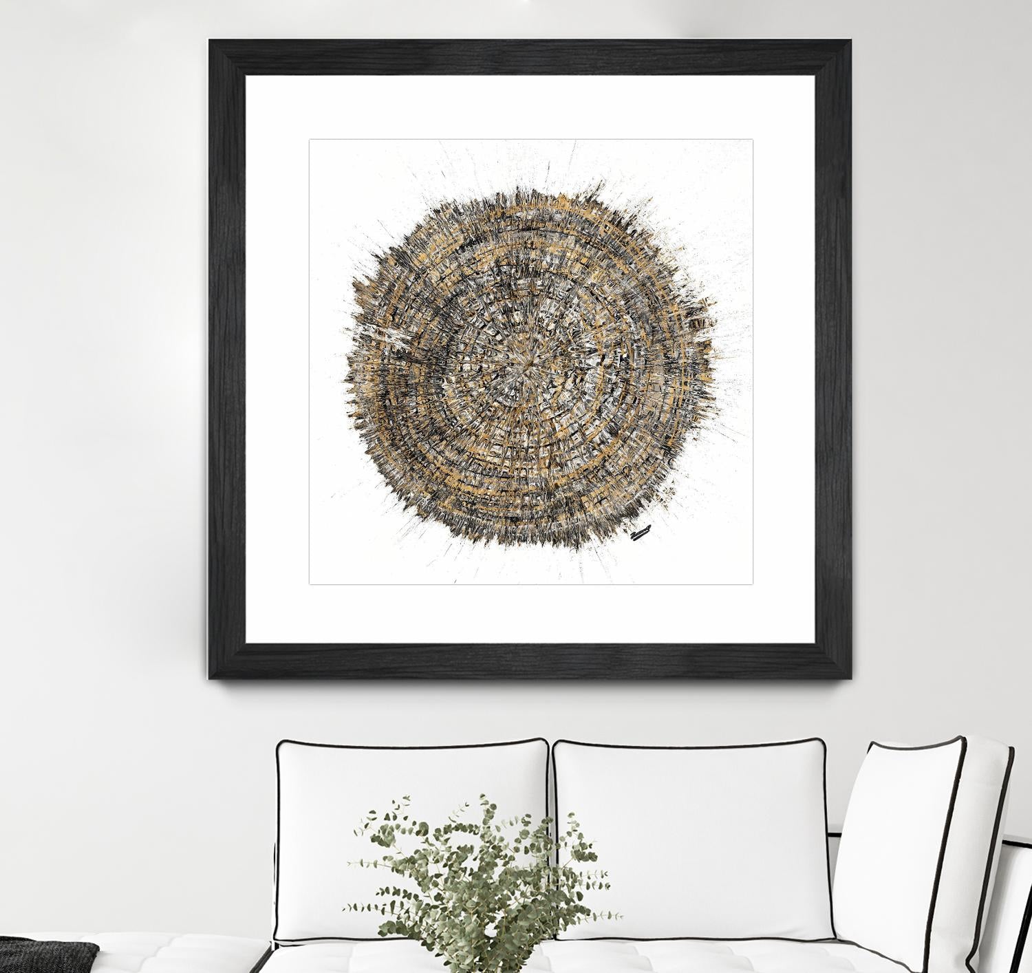 Mysterious Tree Ring by Roberto Gonzalez on GIANT ART - abstract 