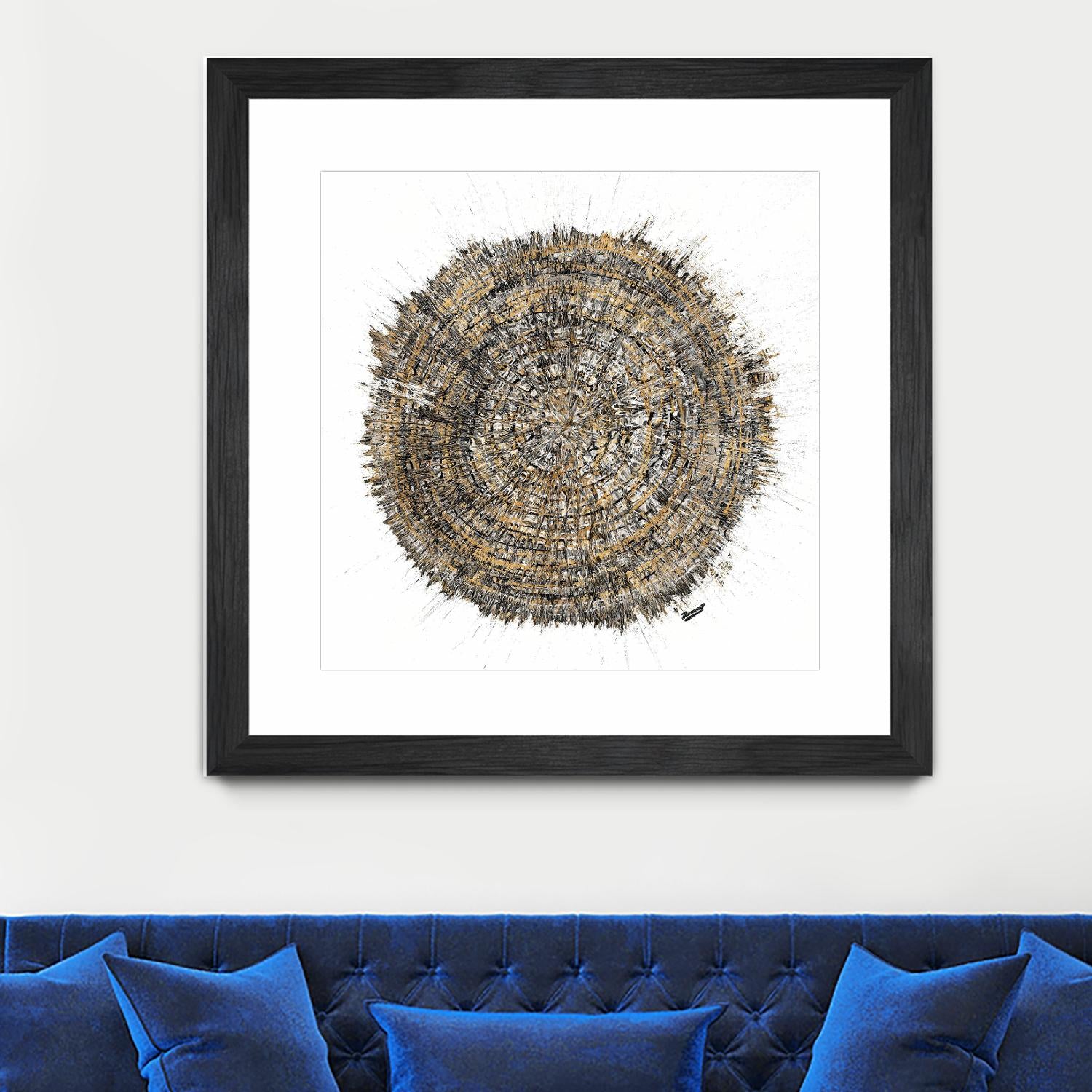 Mysterious Tree Ring by Roberto Gonzalez on GIANT ART - abstract 