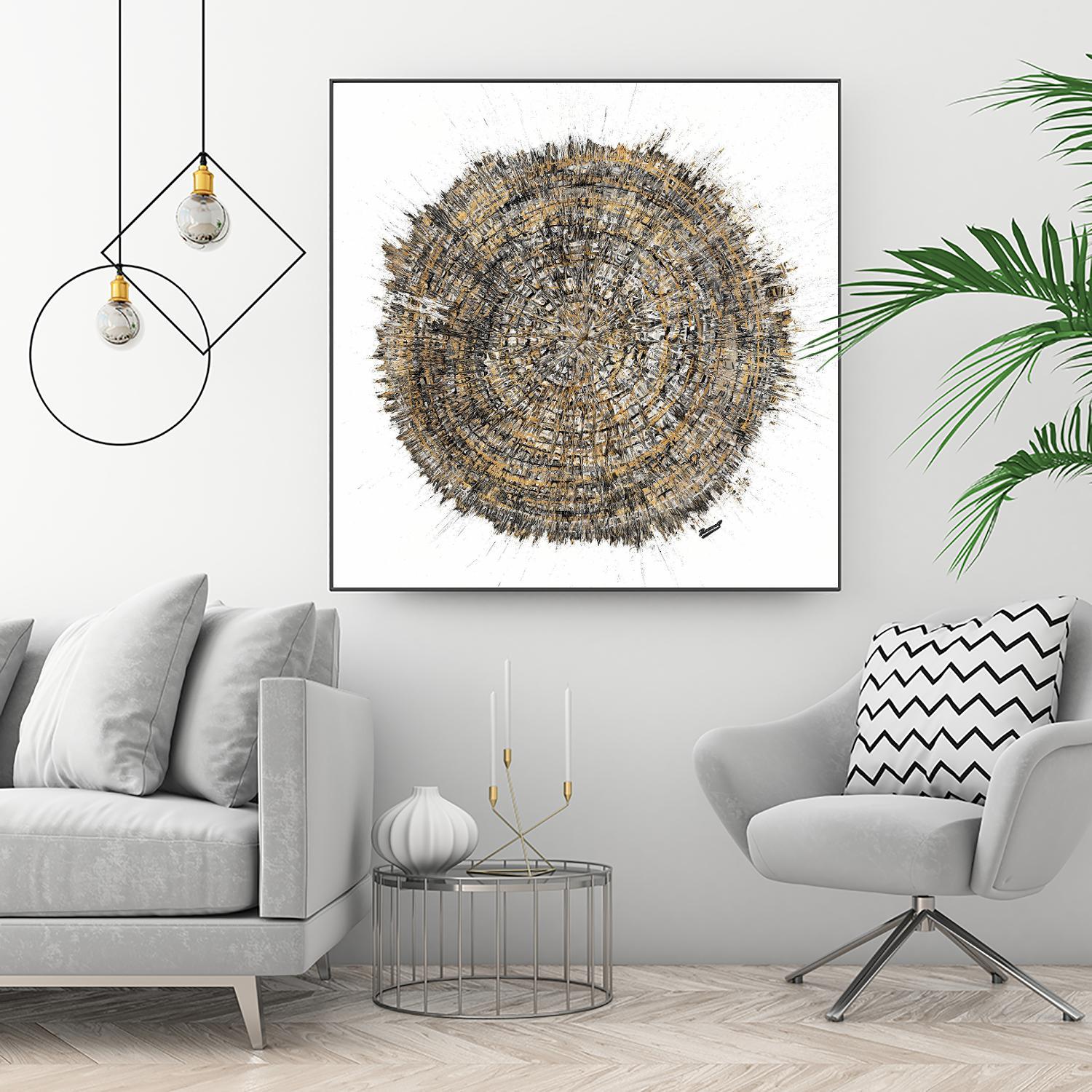 Mysterious Tree Ring by Roberto Gonzalez on GIANT ART - abstract 