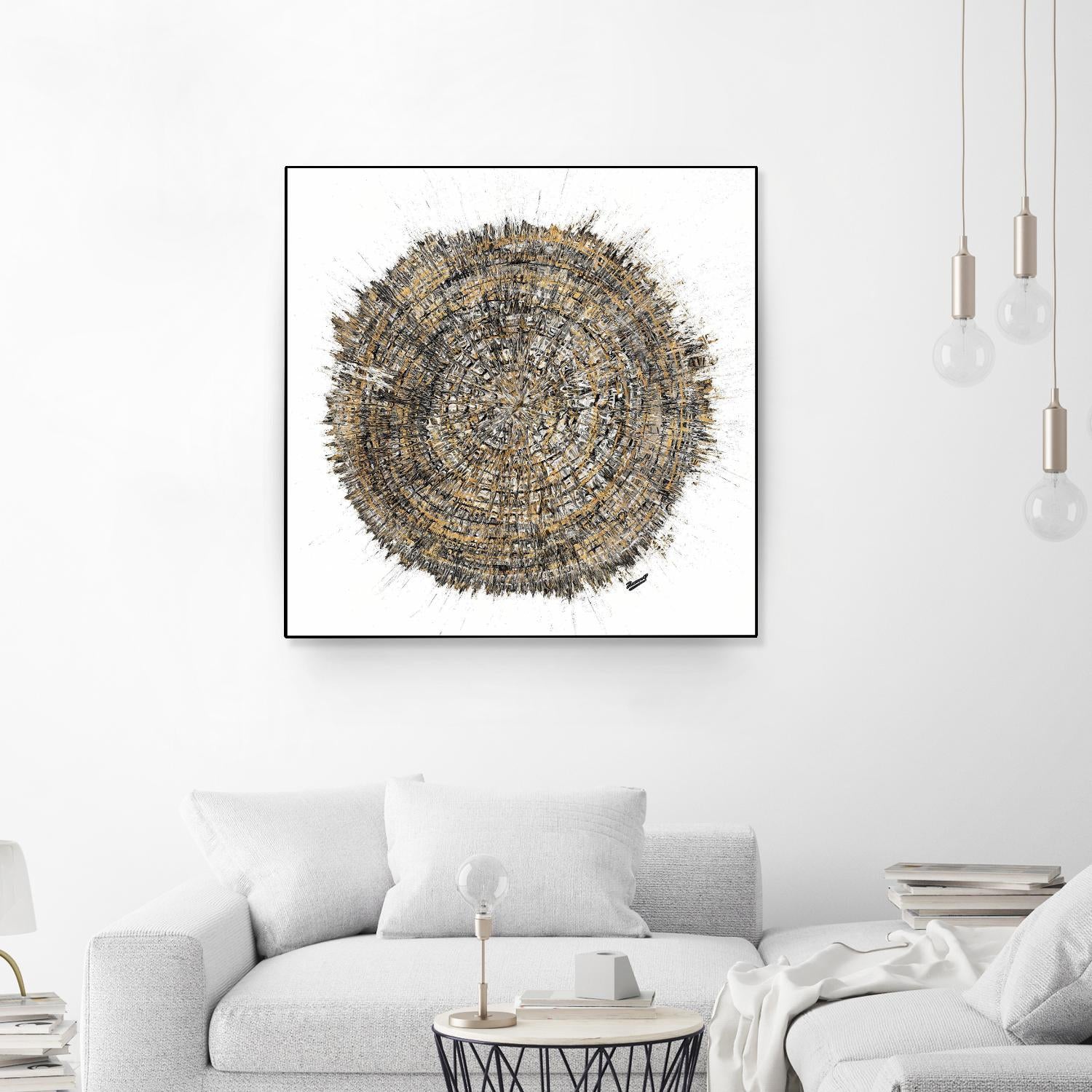 Mysterious Tree Ring by Roberto Gonzalez on GIANT ART - abstract 