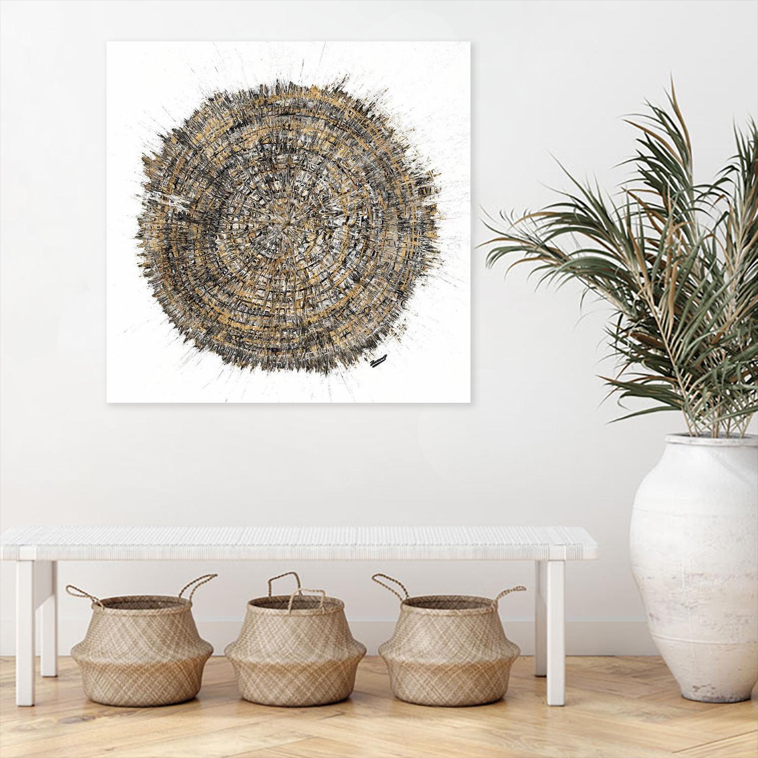 Mysterious Tree Ring by Roberto Gonzalez on GIANT ART - abstract 